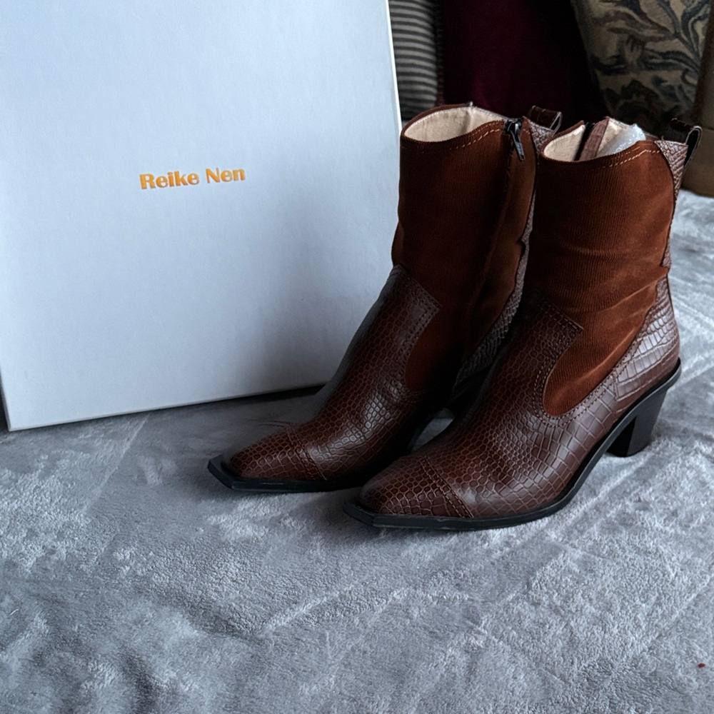 Reike Nen Brown Leather Boots